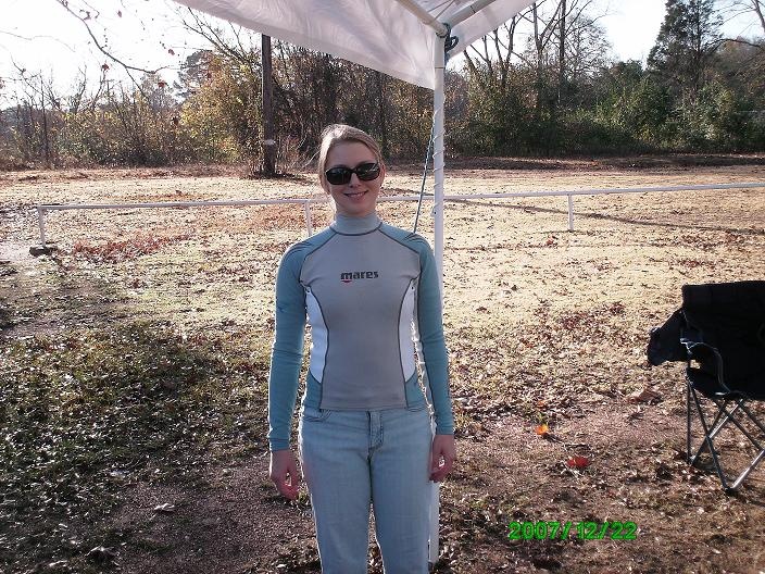 Me at the Athens, TX Scuba Park.