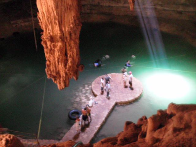 Cenote in the Yucatan