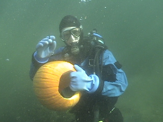Annual Underwater Pumpkin Carving