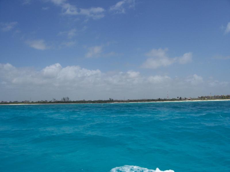 Off the coast of Playa