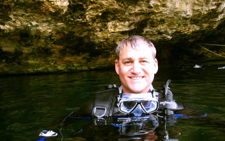 Chac Mool in Mexico Cenotes