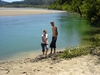 The little sis and I at the river, California 2006