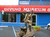 Visiting the dive museum in the Keys.