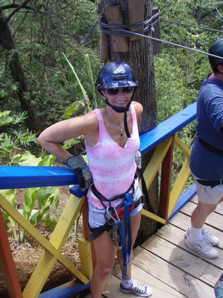 Ready for the zip line