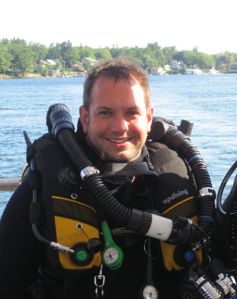 What a handsome devil... On the St. Lawrence in Canada.