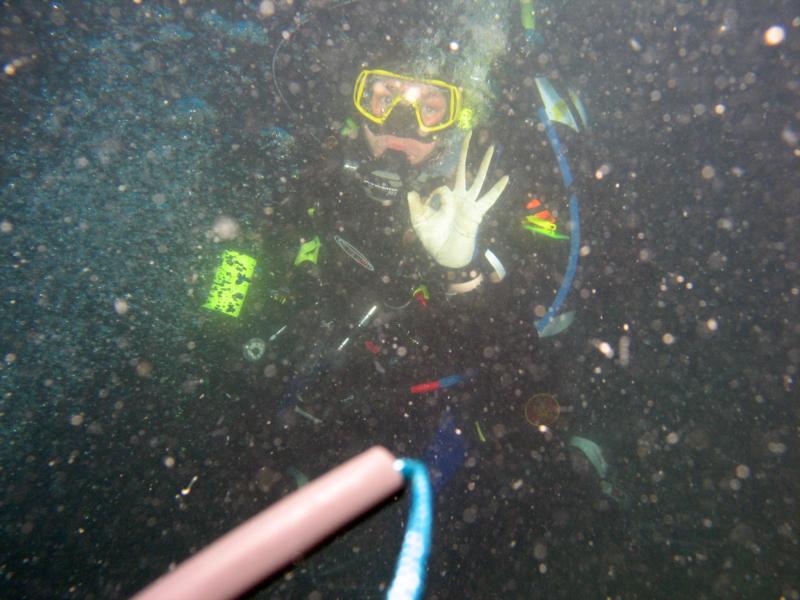 Carolina exiting a shipwreck