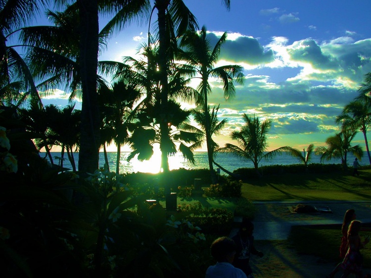 Sunset in Oahu