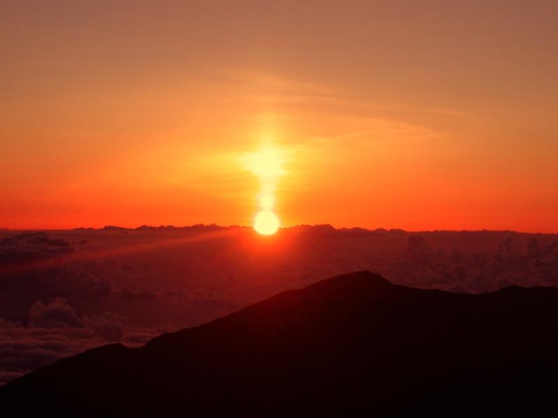 Sunset over Maui