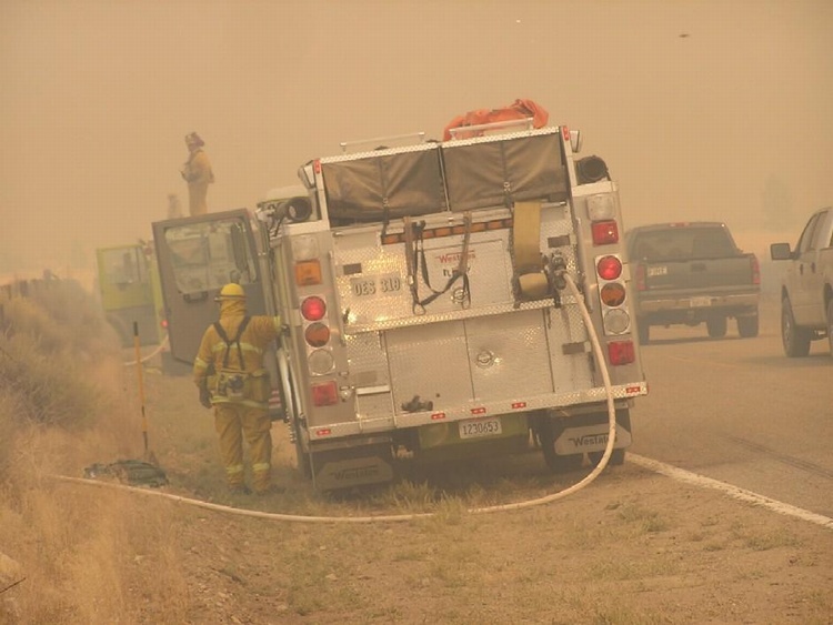 Me at the Day Fire.  Photo from the NFIRS site