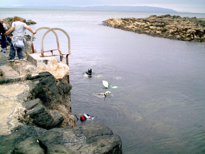 dive training area 