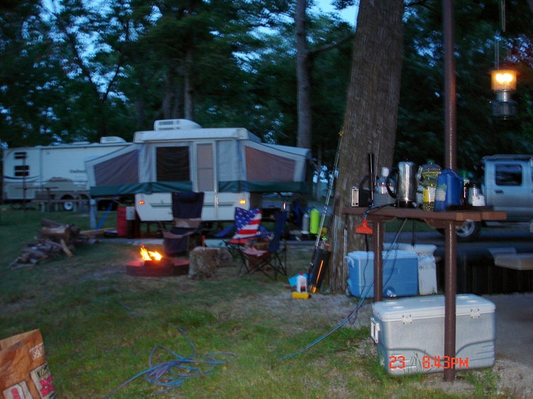 camping Lake tenkiller Okla