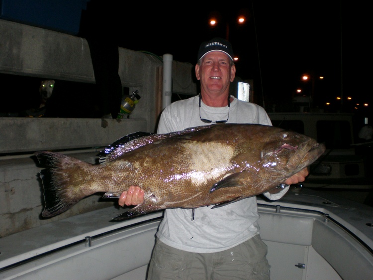 2-16-08 38 lbs black grouper