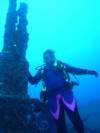 Terrie on the Emmons wreck