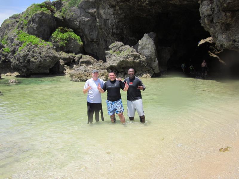 Diving at Onna Okinawa Japan