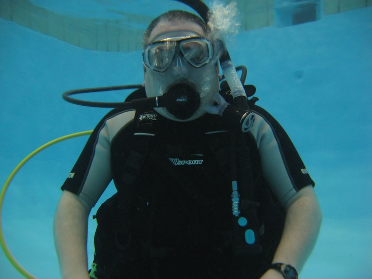 Me on last confined water dive