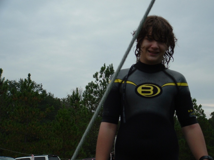 Son after the Wreck Dive