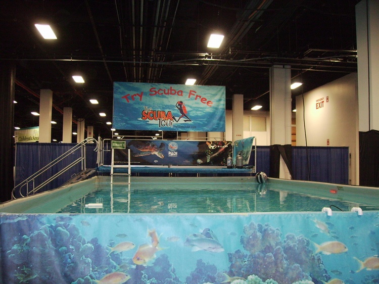 Boston Globe Travel Expo Scuba Tour