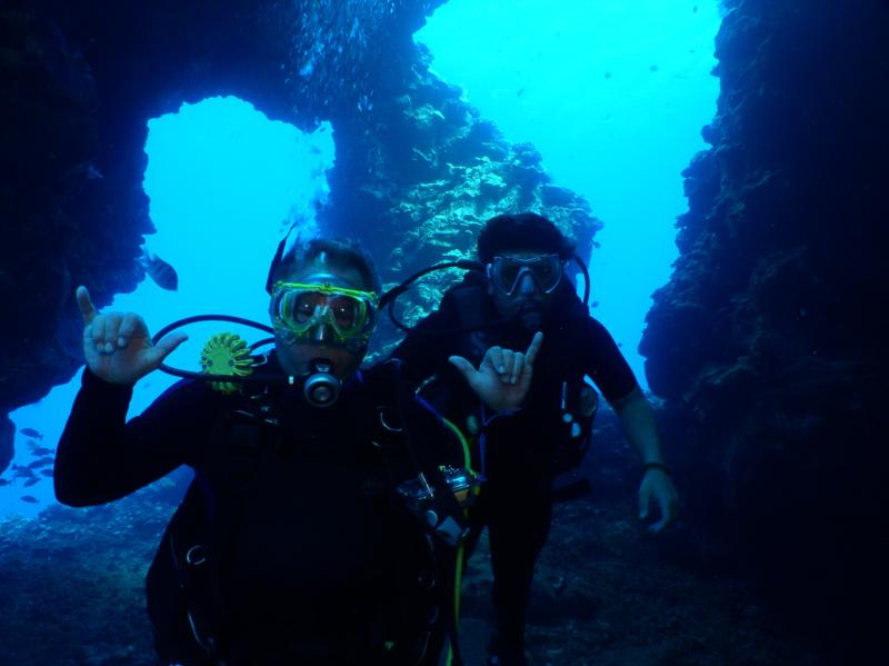 Myself and Zach 2nd Cathedral Lanai