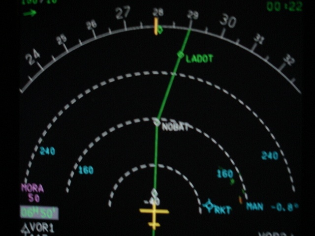 in the acircraft