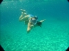 One of my classier moments in Cozumel. The water was about 25 ft. deep here. Viz - endless!