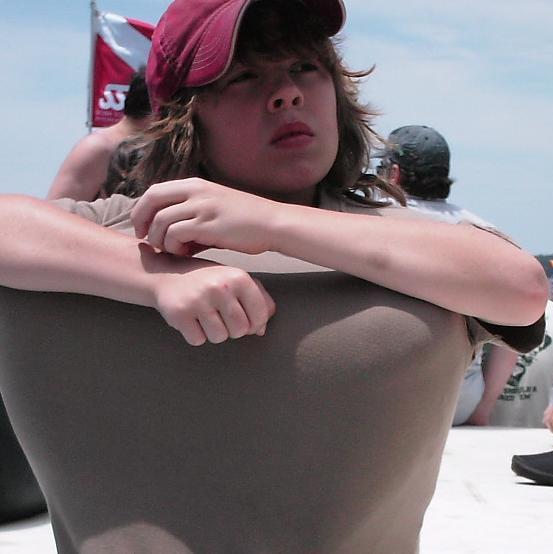 Zach on the Dive Boat