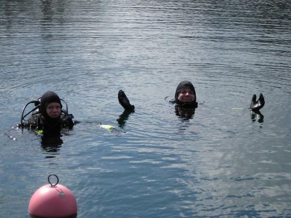 My Dive buddies Mike and Andy