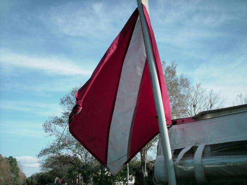 Dive Boat Flag