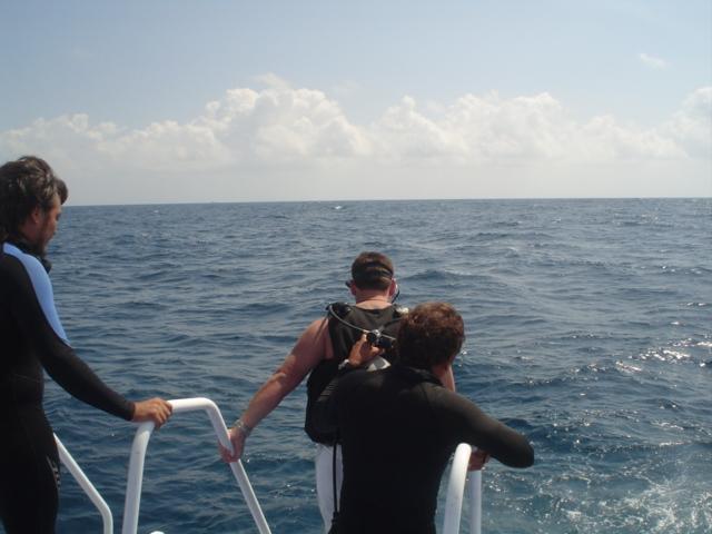 Waiting to hit the water in Cancun