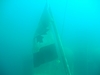 Canadian flag on the Niagara II - Tobermory