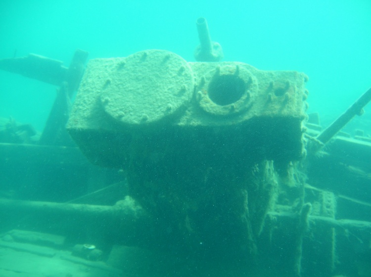 Alice G Tug Boat, Boiler - Tobermory