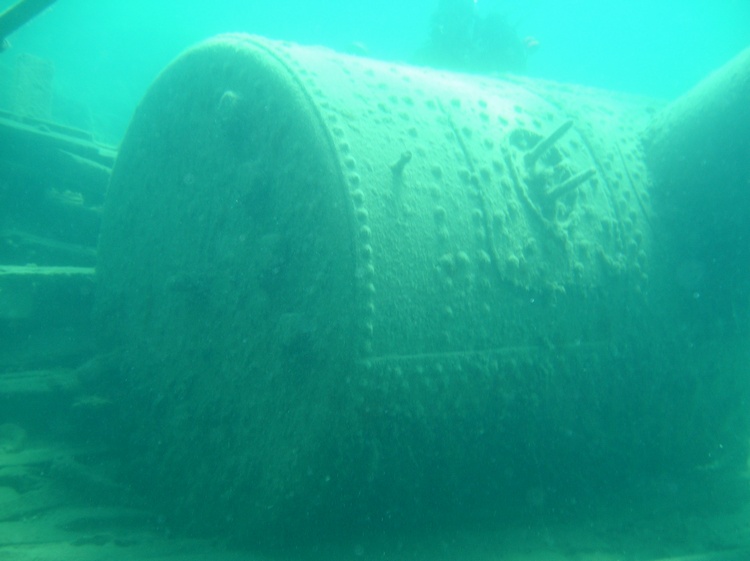 Alice G tug Boat, Boiler - Tobermory