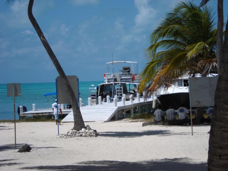 Our dive boat for the Blue Hole