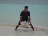 Me as Robinson on Ulong Island, Palau