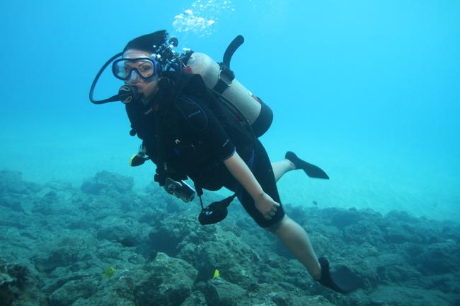 Diving at Mala Ramp in Maui