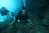 Diving along the wall at Black Rock in Maui