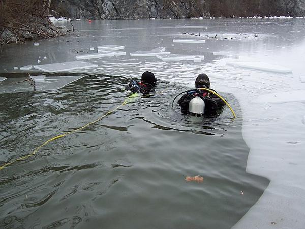 Me, on the right (silver tank).