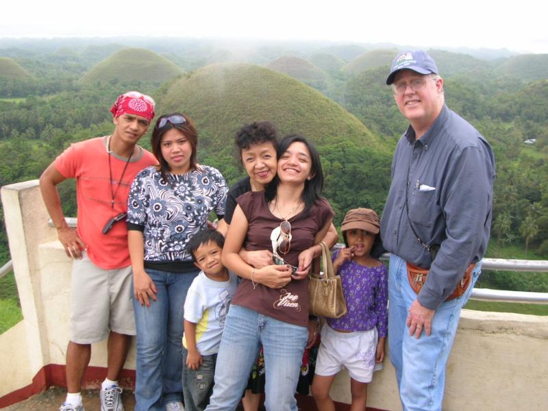 Chocolate Hills of Bohol coral mounds 120-300 ft high