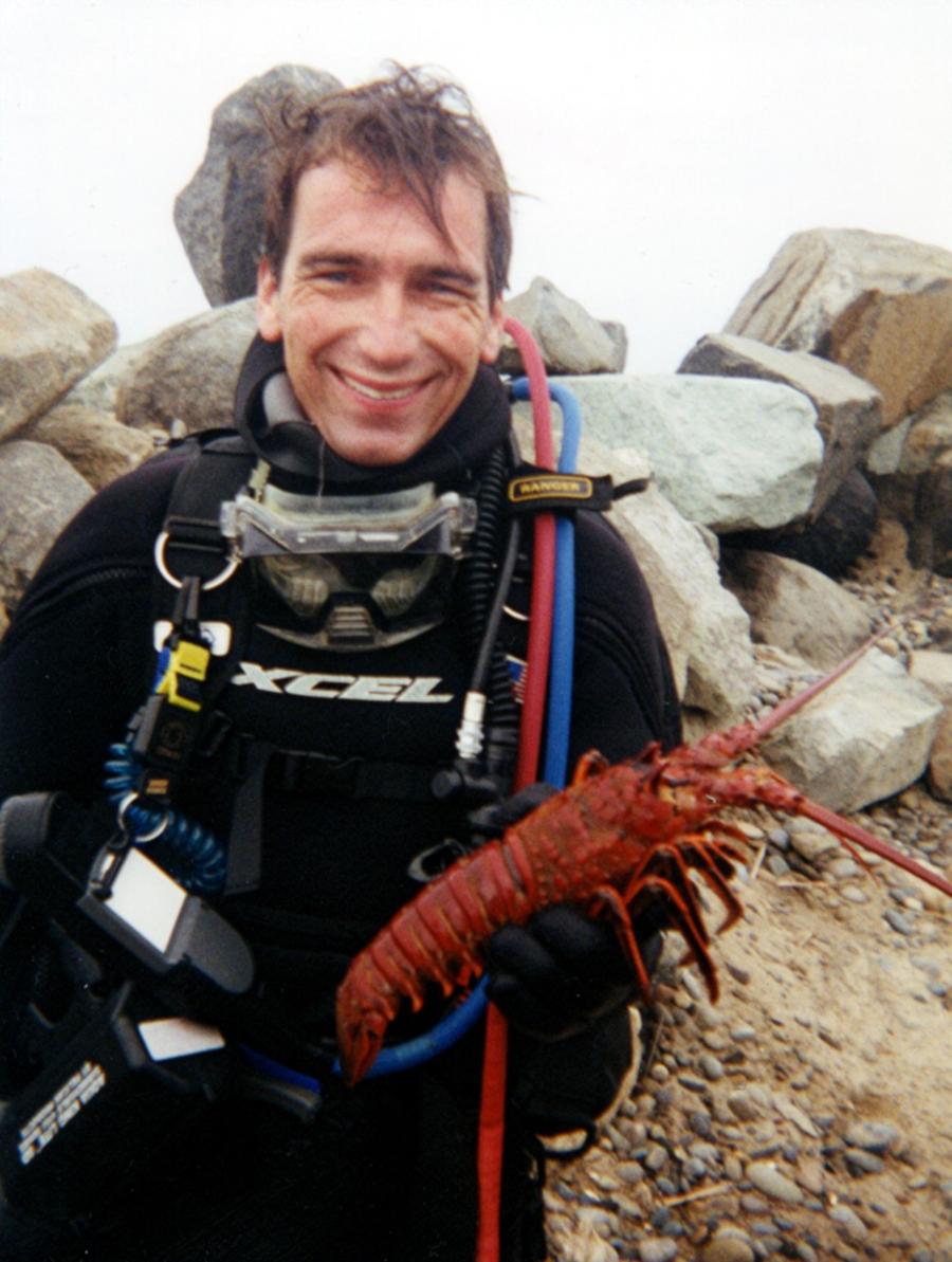 First Lobster I Caught October 2000