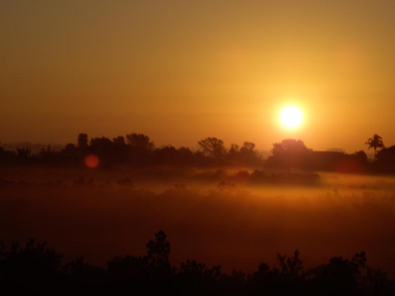 Sunrise off of my balcony