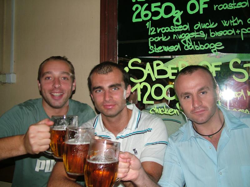 European "tour" with my friends. I’m the one with the least beer in the mug :D