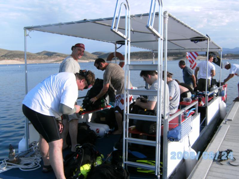 Aug 24th, Ultimate Dive & Travel,The Scuba Shop, Getting ready to head out to Scubateer Island
