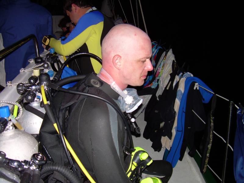 First night dive