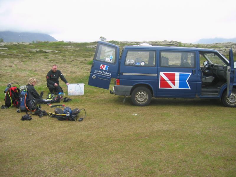 Diving In Iceland