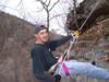 Picture of me rappelling in Va.