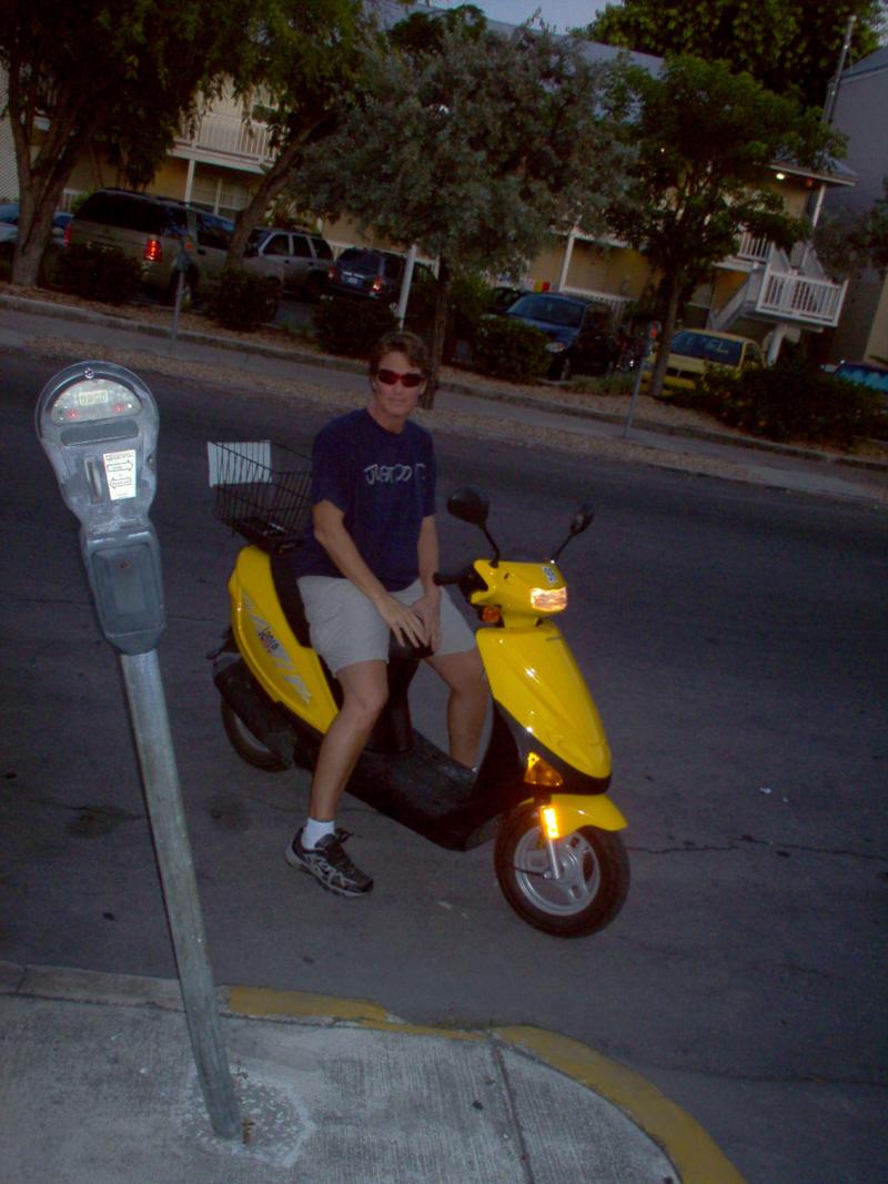 I’m on a scooter...OMG!!