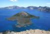 Crater Lake OR, almost 2000 feet Deep