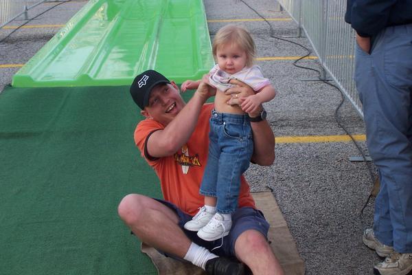 My daughter and myself at a local fair