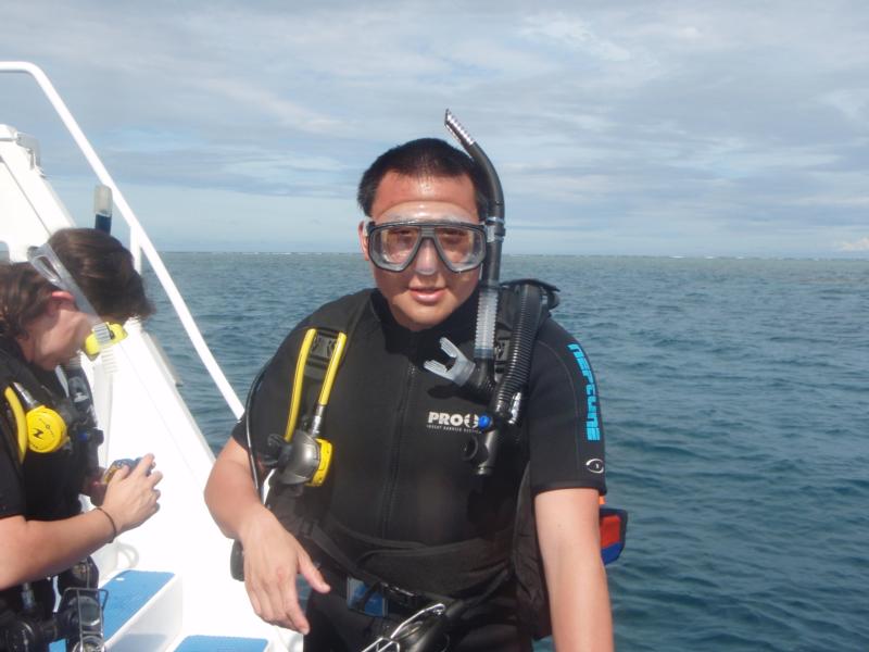 Me in Australia 2008 Great Barrier Reef