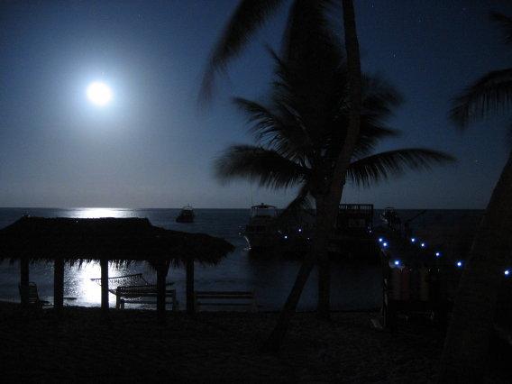 (Moon over My Hami) - LCBR at night