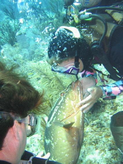 DM Dottie gets some action from a Grouper